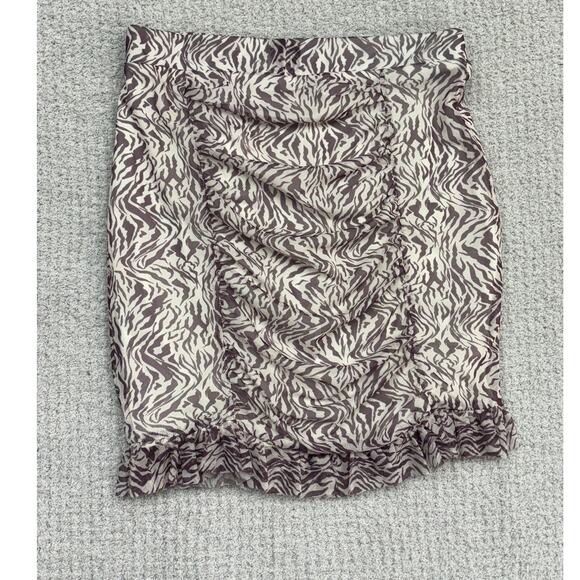 Free People Women's Purple Patterned Skirt Size XS #61420 - Picture 2 of 3